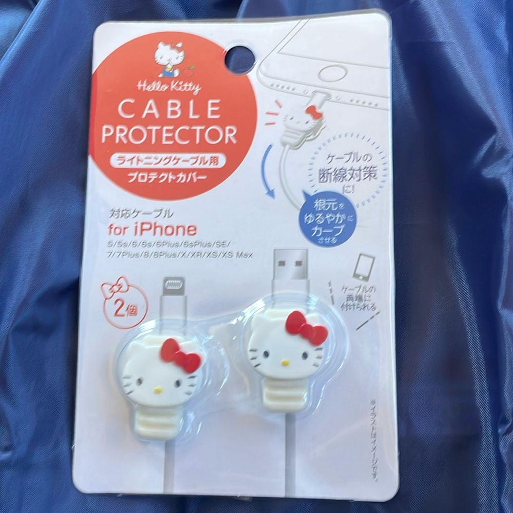 Hello kitty cable protector